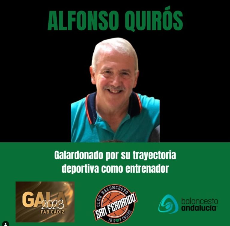 Lee más sobre el artículo Alfonso Quirós galardonado por su trayectoria deportiva como entrenador